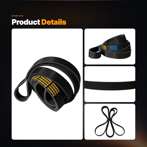 Image of 6PK2365 Serpentine Drive Belt for Chevy Silverado, Suburban, Tahoe