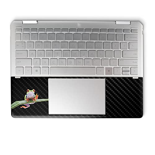 Image of MightySkins Carbon Fiber Skin Compatible with HP Spectre x360 14 inch (2022) Full Wrap Kit - Hangin Tree Frog | Protective, Durable Textured Carbon Fiber Finish | Easy to Apply | Made in The USA