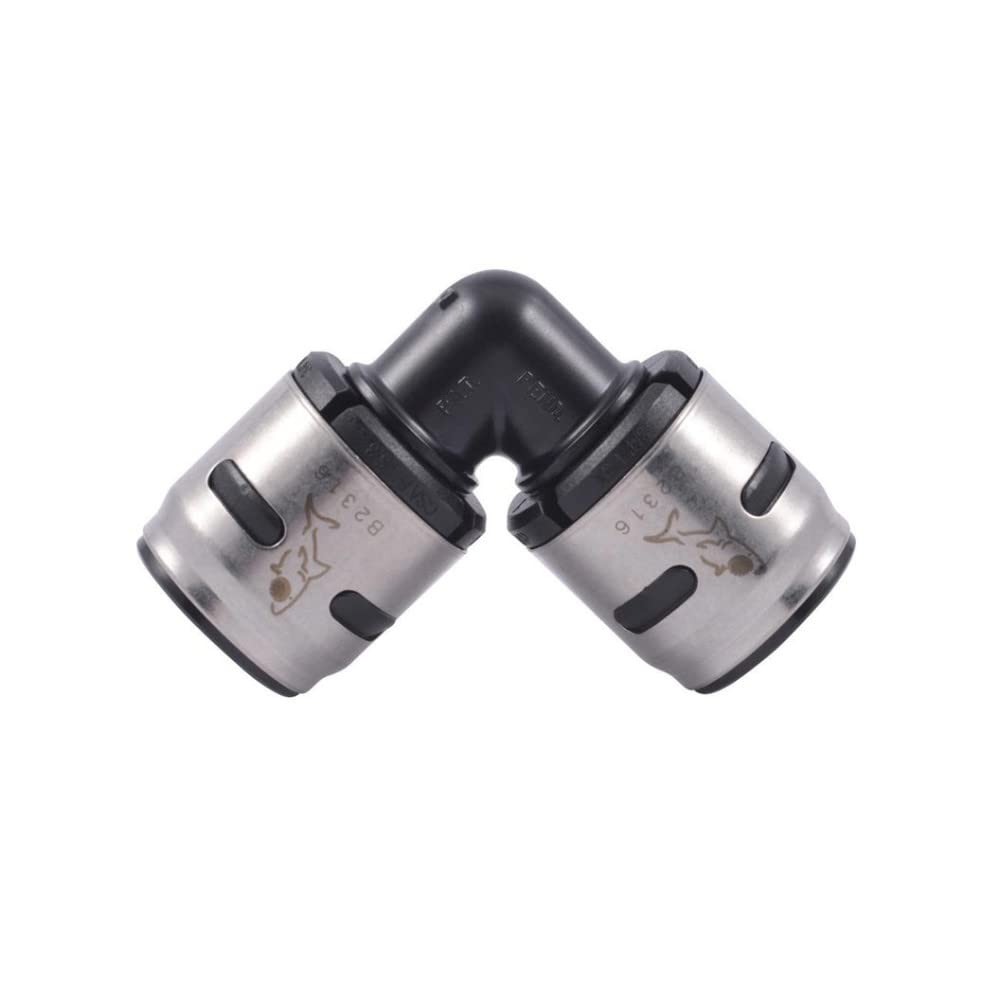 PEX Evopex Push Elbow, 90-Degree, 3/4 x 3/4-In., 6-Pk. -K256A6