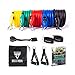 PULLUP & DIP Set Fasce di Resistenza, Bande Elastiche, Fasce Fitness in Lattice con Maniglie, Gancio Porta, Cavigliere + Borsa Trasporto (11-Pezzi), Fasce Tubolari da Casa e da Viaggio