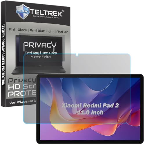 Image of Privacy Matte Anti Peep Screen Guard Compatible With Xiaomi Redmi Pad 2 Tab /Xiaomi Pad 6 / Mi Pad 6 Pro (11 inch Inch Tablet) Anti Spy Screenguard Not a Tempered Glass Screen Protector