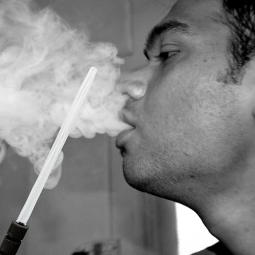 4 Pack KKDUCK Black Telescopic Hookah Hose With Glass Mouthpiece Handle – 11.8 Inch To 70 Inch Extendable Hookah Accessories Foam Handles With Hose Connector For Shisha - Image 6