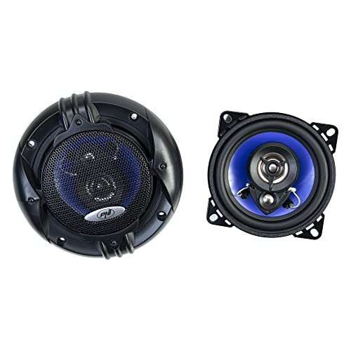 PNI Altavoces coaxiales para Coche HIFI400, 80W, 4 Ohm, 10 cm, 3 vías, Núcleo de inyección con diámetro 100 mm, Juego de 2 Piezas - imagen 9