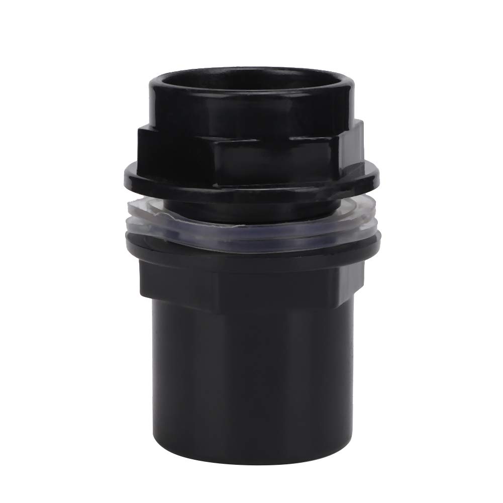 Zerodis 5 Pièces/Ensemble Joint de Connecteur de Tuyau d'eau D'aquarium en PVC, Adaptateurs de Tube d'air de Réservoir de Poisson Droit Réglable Accessoires de Tube de Réservoirs de Poisson(40mm)