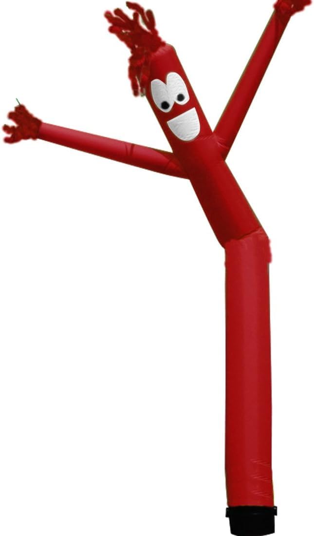 Inflatable Tube Man Sky Puppet Dancer - Funny Wacky Waving Inflatable Tube Guy for Festival Advertisement(No Blower) (Red)