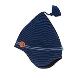  Finkid Tipu navy denim Kinder Winter Zipfel Strickmütze