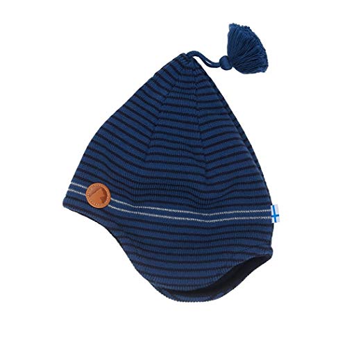 Finkid Tipu Navy Denim Kinder Winter Zipfel Strickmütze