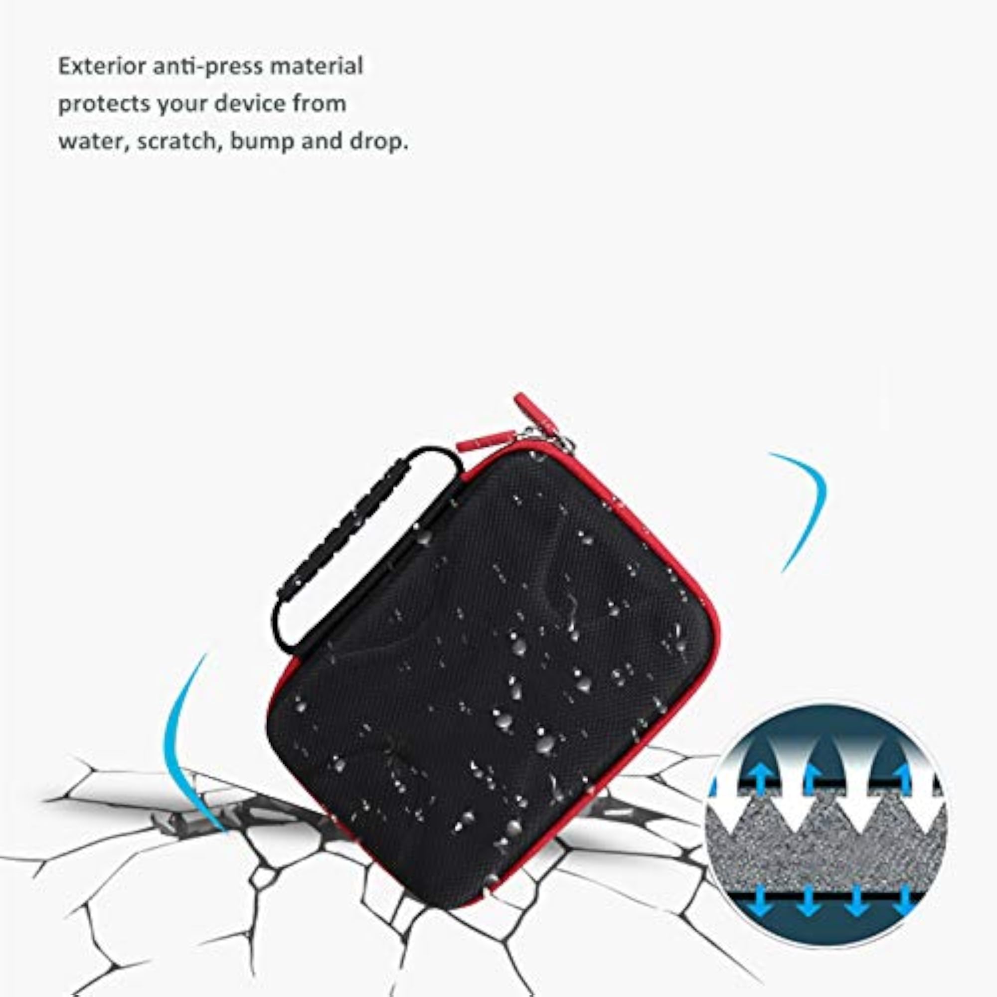 Hard Travel Storage Protective Case for Focusrite Scarlett 2i2