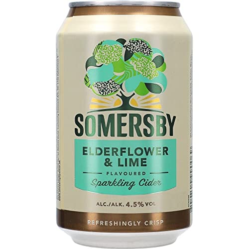 12x Somersby Elderflower & Lime (Holunderblüte) Cider 0,33l erfrischend fruchtig bier cider