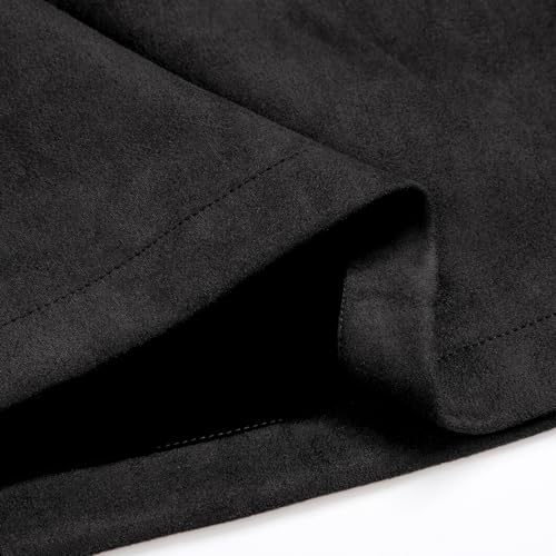 Image of IDEALSANXUN Womens High Waist Plaid Skirt Bodycon Pencil Wool Mini Skirts