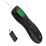 Type C Receiver Presentation Remote, Doosl Wireless Presenter Green Laser Pointer PowerPoint Presentation Clicker for MAC MacBook/Air/Pro Mac Mini, for Laptop with Type-C