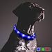 Toozey LED Dog Collar, 20 Hrs Runtime, USB Rechargeable, IP68 Water & Cold Resistant, 3 Modes Light Up Collar for Pet Night Safety, One Size Fits All Dogs & Cats, 10-27.5"