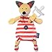 Chicco Pocket Buddies Soft Pacifier Holder-Lovey, Soothing Plush Toy Animal 0m+, Fox