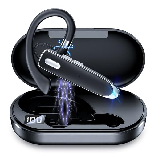 MOZC Bluetooth Headset Single Ear Business Earbuds,...