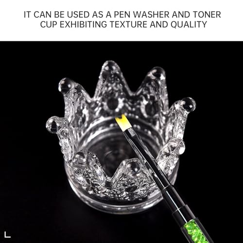 Plato para Monómero de Uñas con Diseño de Corona 2 Pzas miniatura 3