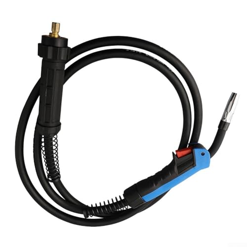 MIG MAG Torcia di Saldatura MB-15AK Testa Flessibile 10Ft 250A per MIG Saldatore CNC Costruzione Ottone
