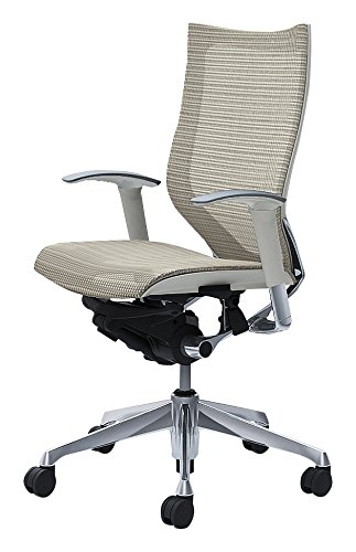 オカムラ オフィスチェア バロン ハイバック 可動肘 座メッシュ ホワイト CP85AW-FEH3