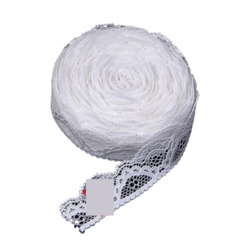 Cinta de encaje blanco resistente que soluciona tus acabados de costura 2