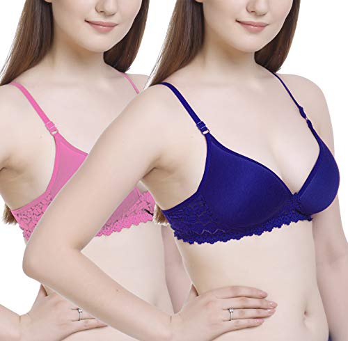 Image of FIMS - Fashion is my style Women Lace Padded Bra Lightly Pad Full Coverage