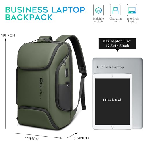 FUTURE AESTHETICS Business Laptop Smart backpack Can Hold 15.6 Inch Laptop Commute Backpack Carry on bag for men and women