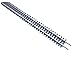 T-Gauge Model Trains 1:450 Scale Flexible Brown Train Track 500mm
