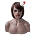 Beauty Angelbella Short Bob Synthetic Lace Front Wigs for Women with Bangs Straight Heat Resistant Synthetic Replacement Wigs Natural As Real Hair