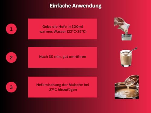 Keltercraft K01 Weinhefe [10g: Für 50L Portwein oder Weißwein] Trockenhefe Nährhefe Bordeaux | Mache deinen eigenen Wein!