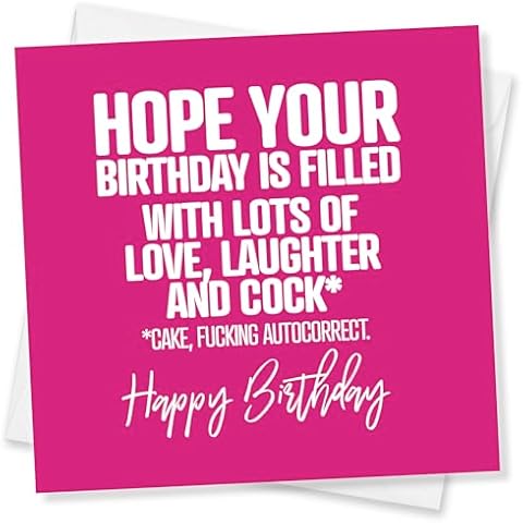 Punkcards Rude Birthday Cards for Women Cover