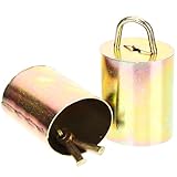 ARTSEWPLY 2個 放牧用軽量耐久メタル鈴 大音量牛羊用防走失ベル 動物の位置確認に