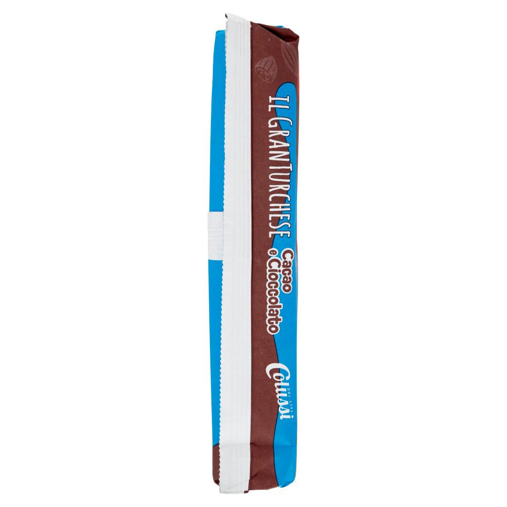 8X Colussi Il GranTurchese con Cacao e Cioccolato Fondente 6 Porzioni Salvafreschezza 340g [CAIYA® BOX da 8 Confezioni]