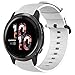 Produktbild Giaogor Armband Kompatibel Für Garmin Venu 2 Smartwatch, Sport Silikon Classic Ersatz Uhrenarmband Für Garmin Venu 2 Smartwatch (Weiß)