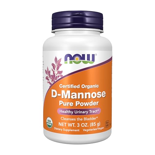 NOW Foods Supplements D-Mannose Powder for Immune Support Non-GMO Project Verified Healthy Urinary Tract* 3-Ounce
