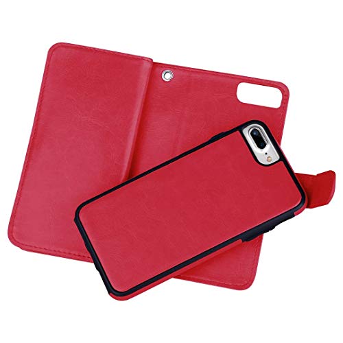 Urvoix For Apple Iphone 8 Plus/Iphone 7 Plus/Iphone 6S Plus(5.5" Display), Wallet Leather Flip Card Holder Case, 2 In 1 Detachable Magnetic Back Cover Iphone 8Plus/7Plus/6Plus(Not For Iphone6/7/8) #TOP4