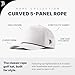 Branded Bills Officially Licensed x Texas Longhorns White Black Rope 5-Panel Texas Longhorn PVC
