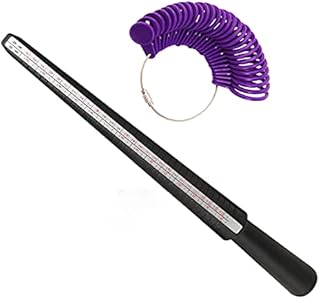 DHSDONLINE Ring Sizer UK Ring Mandrel Stick Ring Measurement Tools for Women Men Finger Rings Size Measure UK Sizer