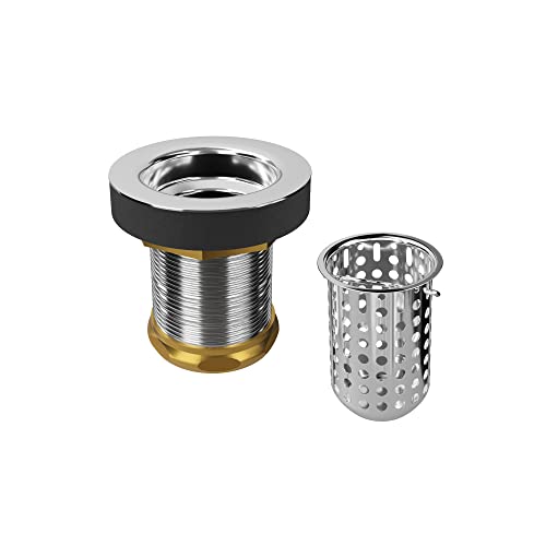 PROFLO PF73BR 1-1/2" Basket Strainers - Chrome by PROFLO - Used condition - US$17.59