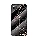 Produktbild MadBee für Google Pixel 4A Hülle [mit HD-Schutzfolie], Marmor Kratzfeste 9H Glas Back & TPU Silikon Rahmen und weichem Bumper Stoßabsorbierende Schutzhülle (Marmor 5)