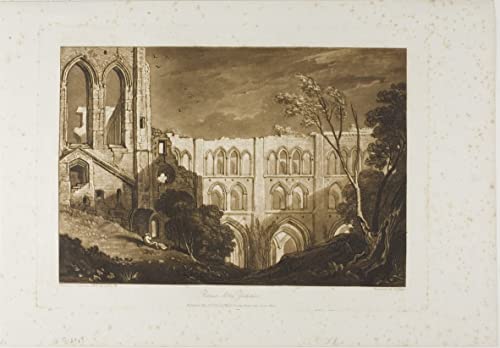 Abbaye de Rivaux Turner impression d'affiches 60x90cm pour décoration murale salon