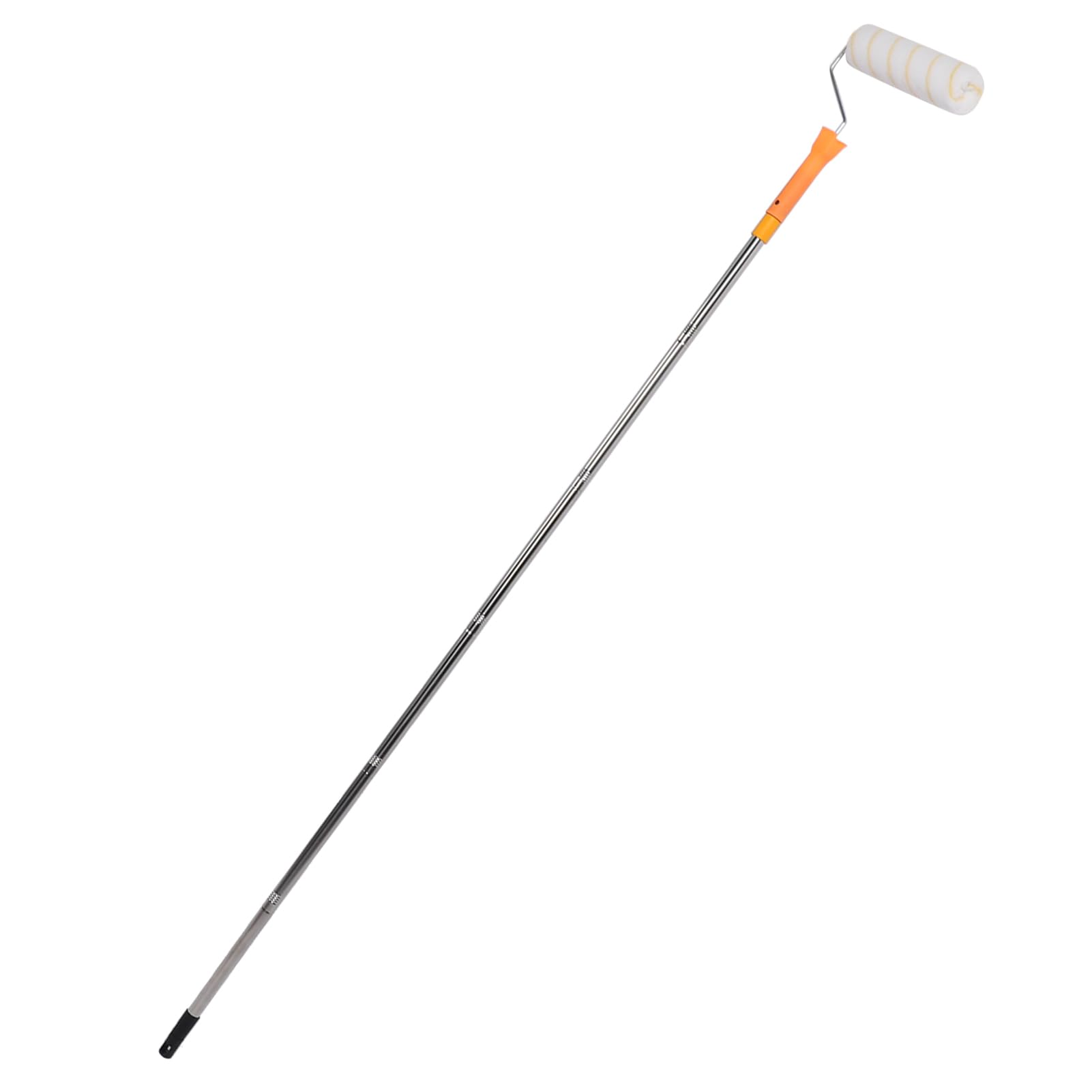 House Paint Roller Kit, Extendable Roller Frame Telescopic Paint Roller Brush, 1.8m Extendable Pole Stainless Steel Adjustable Painting Roller Home Painting Supplies for Walls