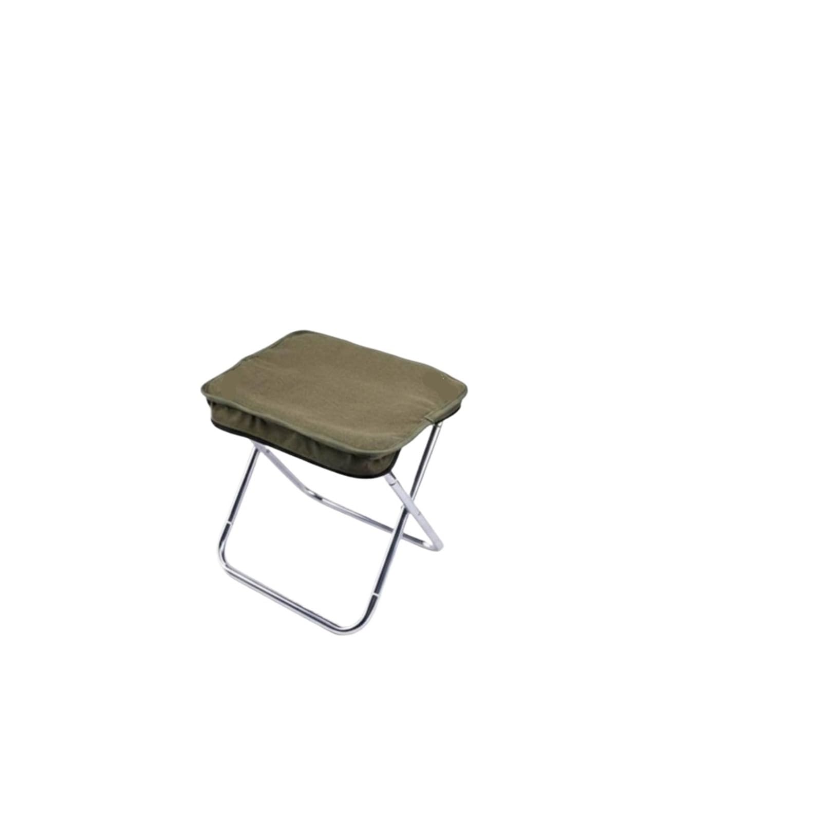 Sgabello tascabile Borsa portaoggetti piccola Sedia pieghevole Design leggero e for escursionisti, campeggiatori, attività all'aperto, pesca, viaggi(Green L)