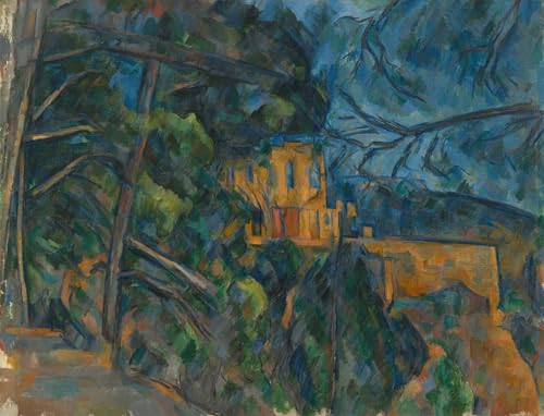 Tableau Paul Cézanne Château Noir toile affiche paysage décoration murale