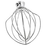 SPARES2GO Schneebesen Typ K45WW 6 Draht für KitchenAid 4,3L 4,7L 4,8L Neigungskopf Standmixer K45 K45SS KSM75 KSM90 KSM95 KSM100 KSM103 KSM110