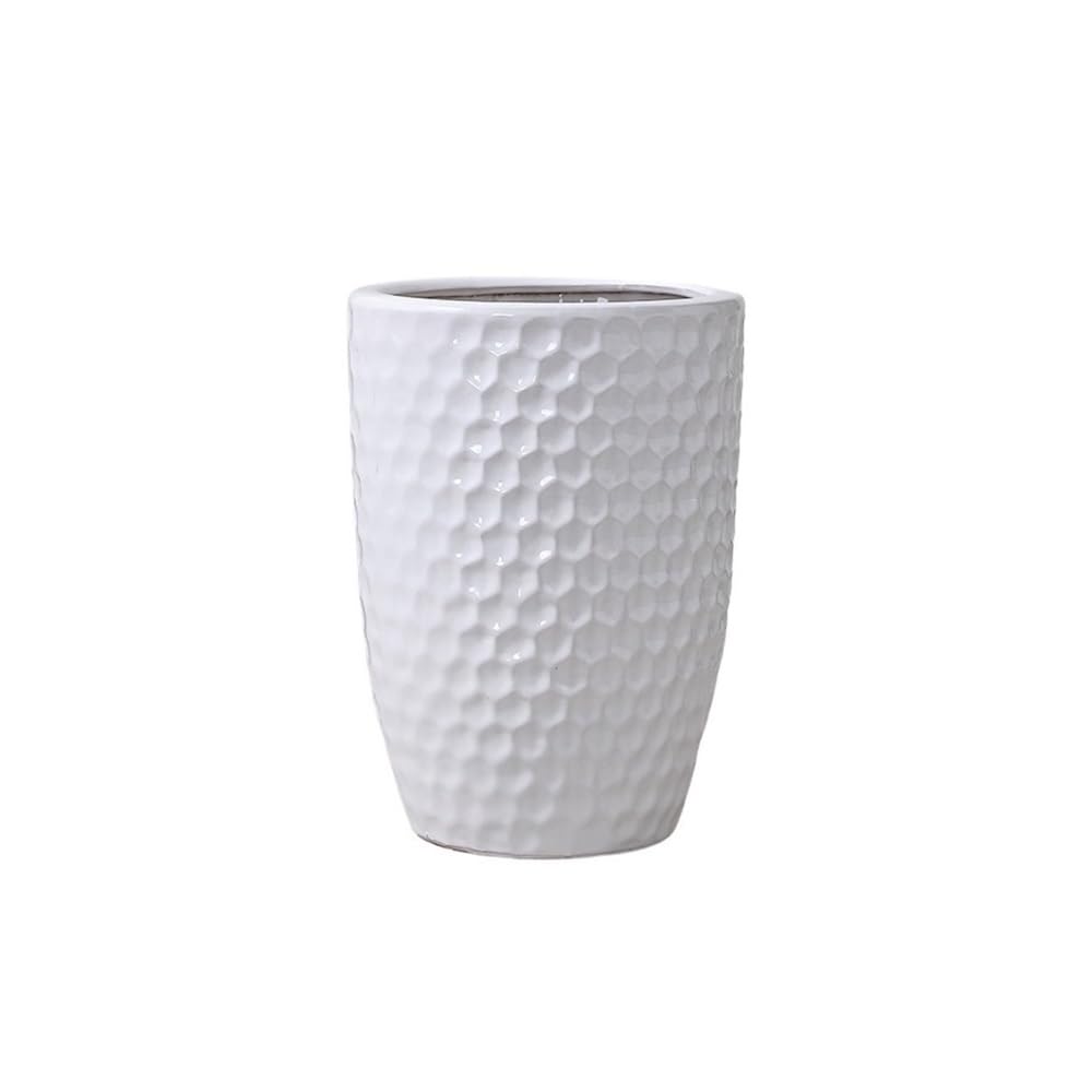 Doniczki Biała ceramiczna doniczka Nordic Household Simple Duża umywalka podłogowa(S)