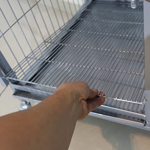 Canil Gatil 6 Lugares Banho E Tosa Pet Shop Veterinária-Prata