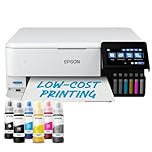 Epson EcoTank ET-8500 Ink Tank Printer | Photo Printing | 6-Colour Inks | Wireless | A4 | Print, Copy, Scan | 10.9cm Touchscreen | Double-Sided Printing | Rear Paper Feed