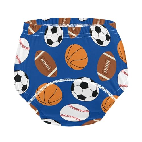 J JOYSAY Tennis Ball Dot Potty Training Pants Unisex Toddler Training Underwear 3 Pack Overnight Underwear3