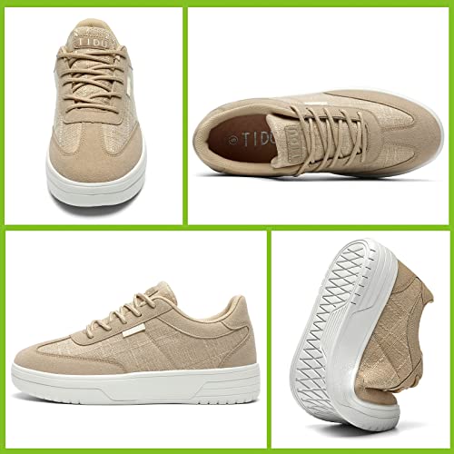 Women's Canvas Walking Shoes with Orthopedic Arch Support Comfortable Fashion Sneakers for Plantar Fasciitis Flat Feet Pain Relief2
