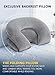 INSEN Reading Pillow, Back Pillow for Sitting in Bed and Couch, Gaming Pillow for Adults, Sit Up Support for Bed, Grey