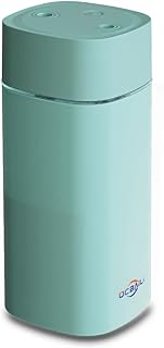 Cool Mist Humidifier, Portable Humidifier with Colorful Night Light, 2 Mist Modes, Auto Shut-Off, Super Quiet, USB Personal Desktop Humidifier for Office/Bedroom/Travel/Plants (600ml, Green)