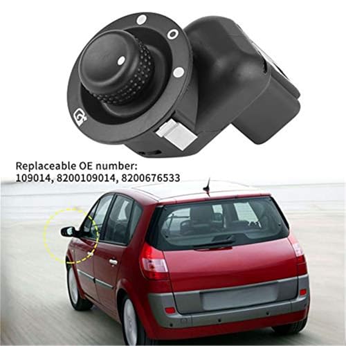 Commande rétroviseur électrique pliable bouton d'aile fluide pour Renault